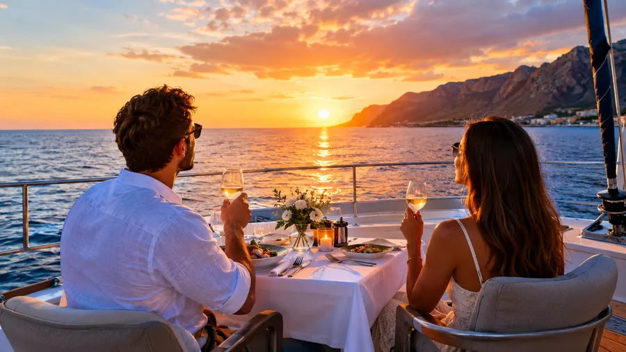 Sunset & Romantic Dinner Boat Trips in Tenerife